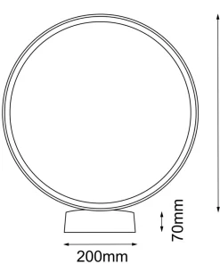 Ogrodowa lampa stojąca koło ⌀94cm 4000K ANT 9915 ABIRA | Kaja*Sklep Kaja Hot