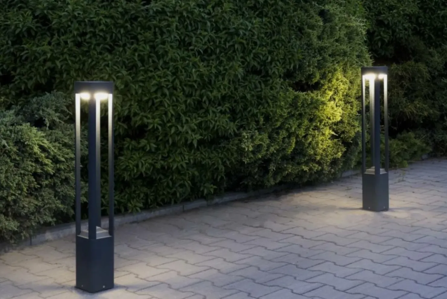 Ogrodowa lampa stojąca, oświetlenie drogi FKW-800 z serii FAN KWADRAT | Kaja Ośw*Sklep Kaja Flash Sale