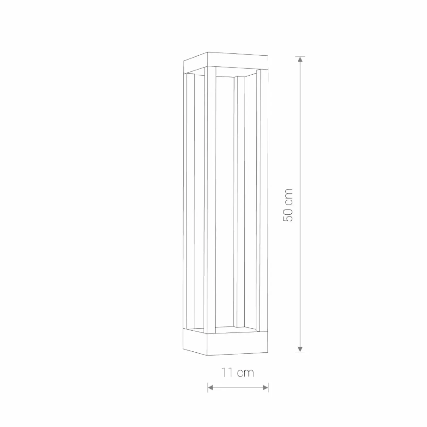 Ogrodowa, ledowa lampa typu słupek, moc 13W, 8145 | Kaja Oświetlenie*Sklep Kaja Discount