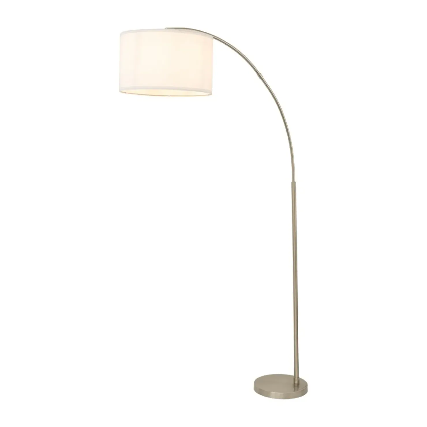 Okazała, chromowana lampa stojąca TK 16022 ZENITH WHITE | Kaja*Sklep Kaja New