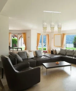 Okazała lampa wisząca do oświetlenia salonu MLP6445 z serii ALMERIA | Kaja Oświe*Sklep Kaja Flash Sale