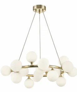 Store Sklep Kaja Okazała lampa wisząca z 20 kloszami P0462-20C-F7AA BOBO | Kaja