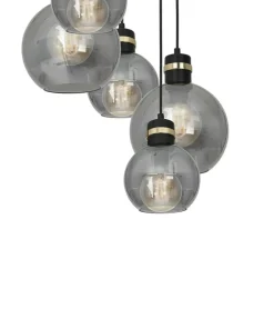 Store Sklep Kaja Okazała lampa wisząca z kaskadą kloszy MLP6534 OMEGA | Kaja