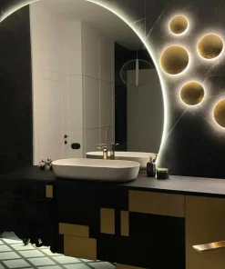 Okrąg ścienny ⌀21cm LED LP-8102/1C-12W BK PLATILLO | Kaja Oświetlenie*Sklep Kaja Fashion