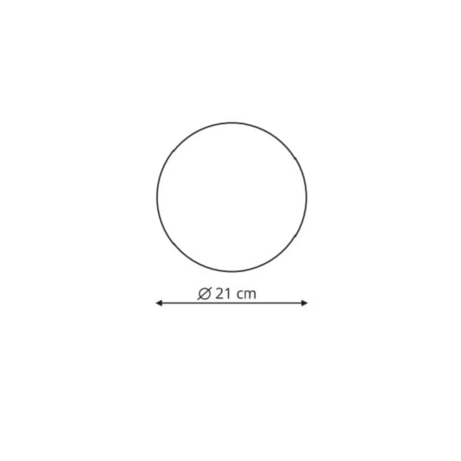 Okrąg ścienny ⌀21cm LED LP-8102/1C-12W BK PLATILLO | Kaja Oświetlenie*Sklep Kaja Fashion
