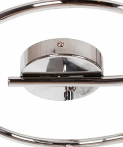Sale Sklep Kaja Okrągła lampa sufitowa do sypialni K-8001/3G EMBO | Kaja Oświetlenie chrom