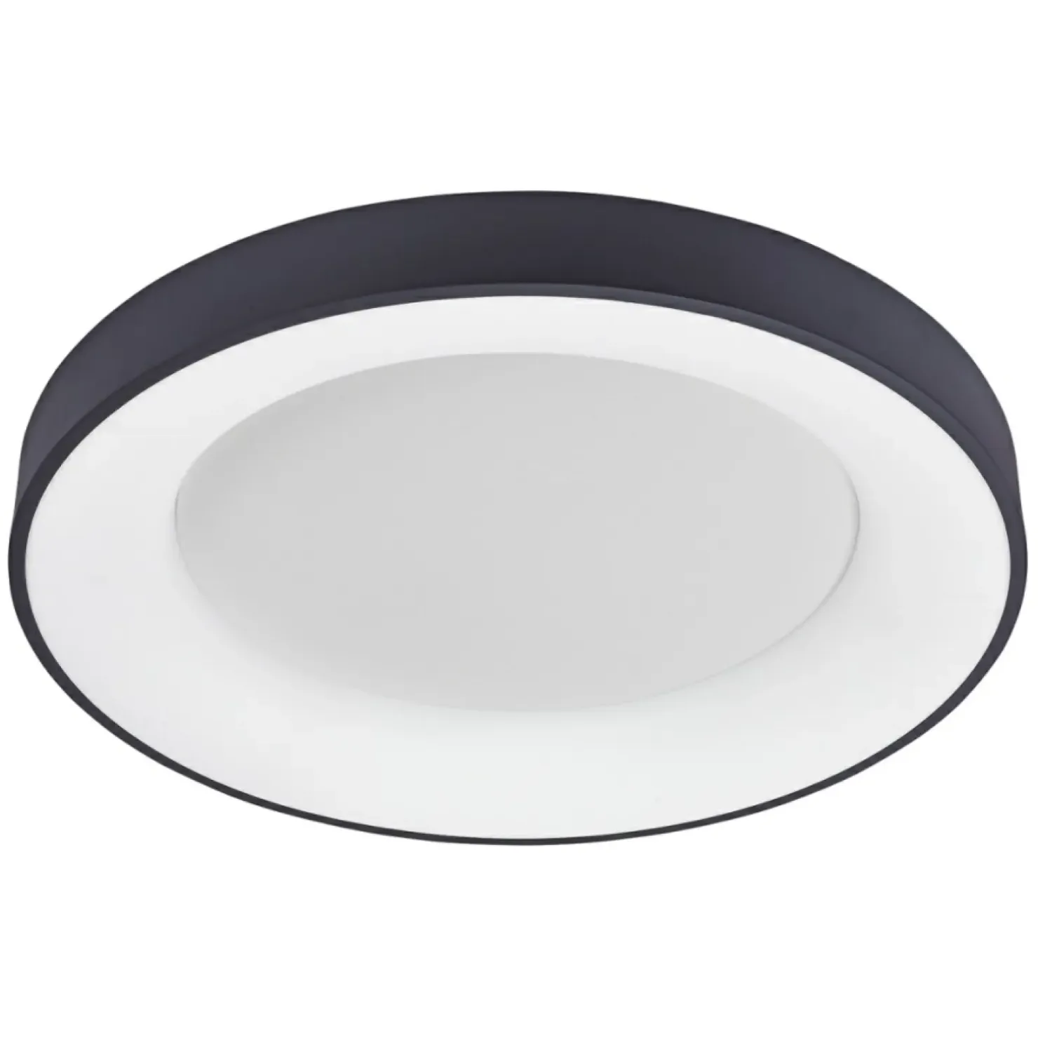 Store Sklep Kaja Okrągła lampa sufitowa LED ⌀60cm 5304-850RC-BK-3 GIULIA | Kaja