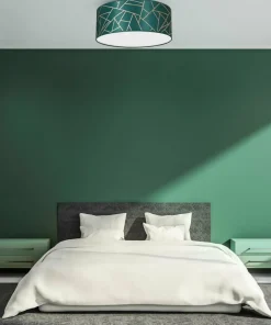 Okrągła lampa sufitowa w kolorze zieleni MLP7577 z serii ZIGGY | Kaja Oświetleni*Sklep Kaja Shop