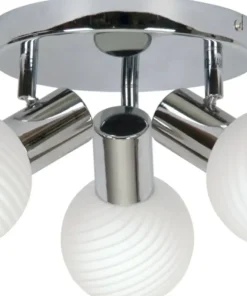 Okrągła lampa sufitowa z 3 kloszami 98-10940 TURNO | Kaja Oświetlenie*Sklep Kaja Online