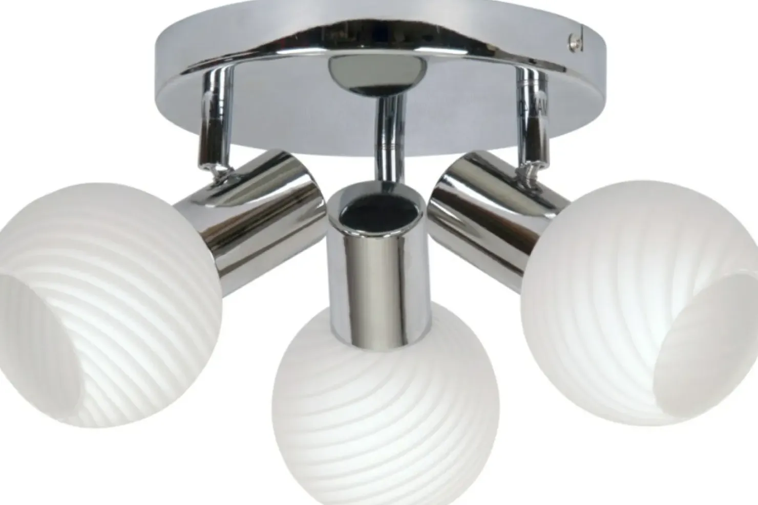 Okrągła lampa sufitowa z 3 kloszami 98-10940 TURNO | Kaja Oświetlenie*Sklep Kaja Online