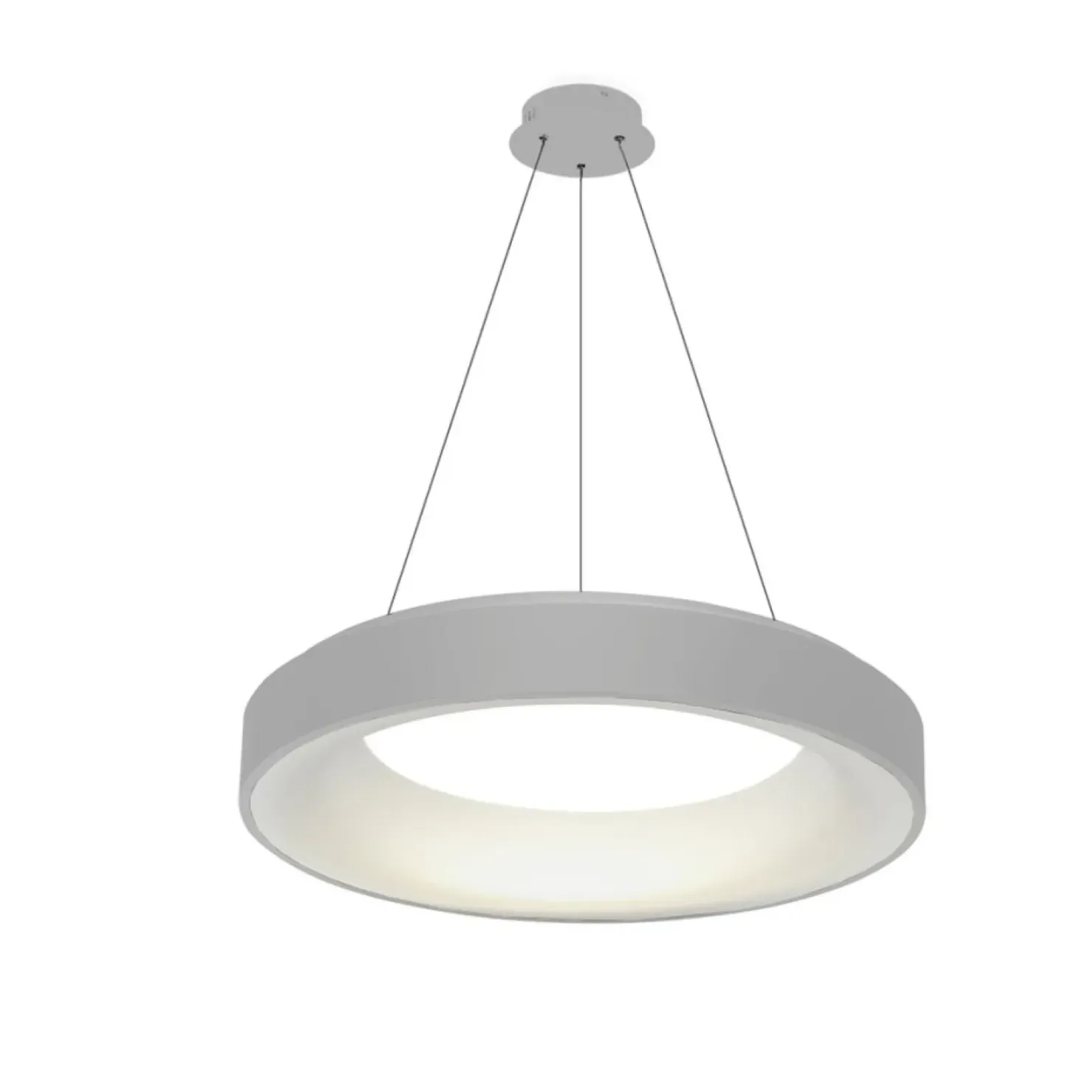 Sale Sklep Kaja Okrągła lampa wisząca LED ściemniana AZ3438 SOVANA | Kaja Oświetlenie szary
