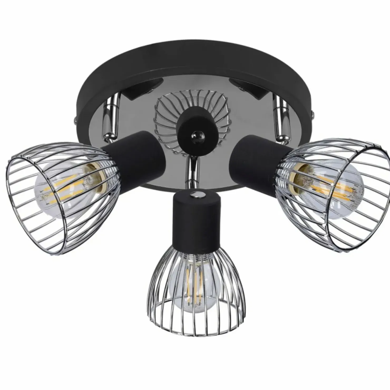 Okrągła lampa z lustrzanym zdobieniem 98-61546 MODO | Kaja Oświetlenie*Sklep Kaja Flash Sale