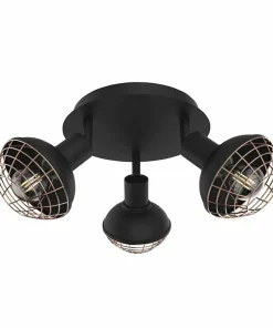 Okrągła lampa z reflektorami przemysłowymi ML4612 LOGAN | Kaja*Sklep Kaja Clearance
