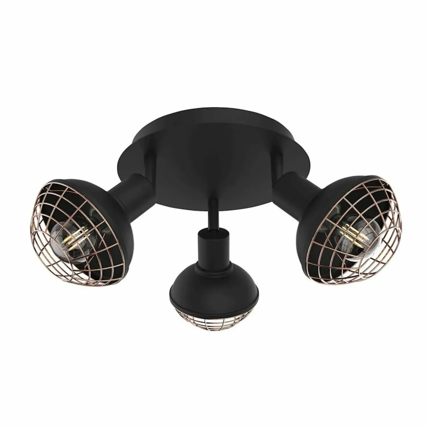 Okrągła lampa z reflektorami przemysłowymi ML4612 LOGAN | Kaja*Sklep Kaja Clearance
