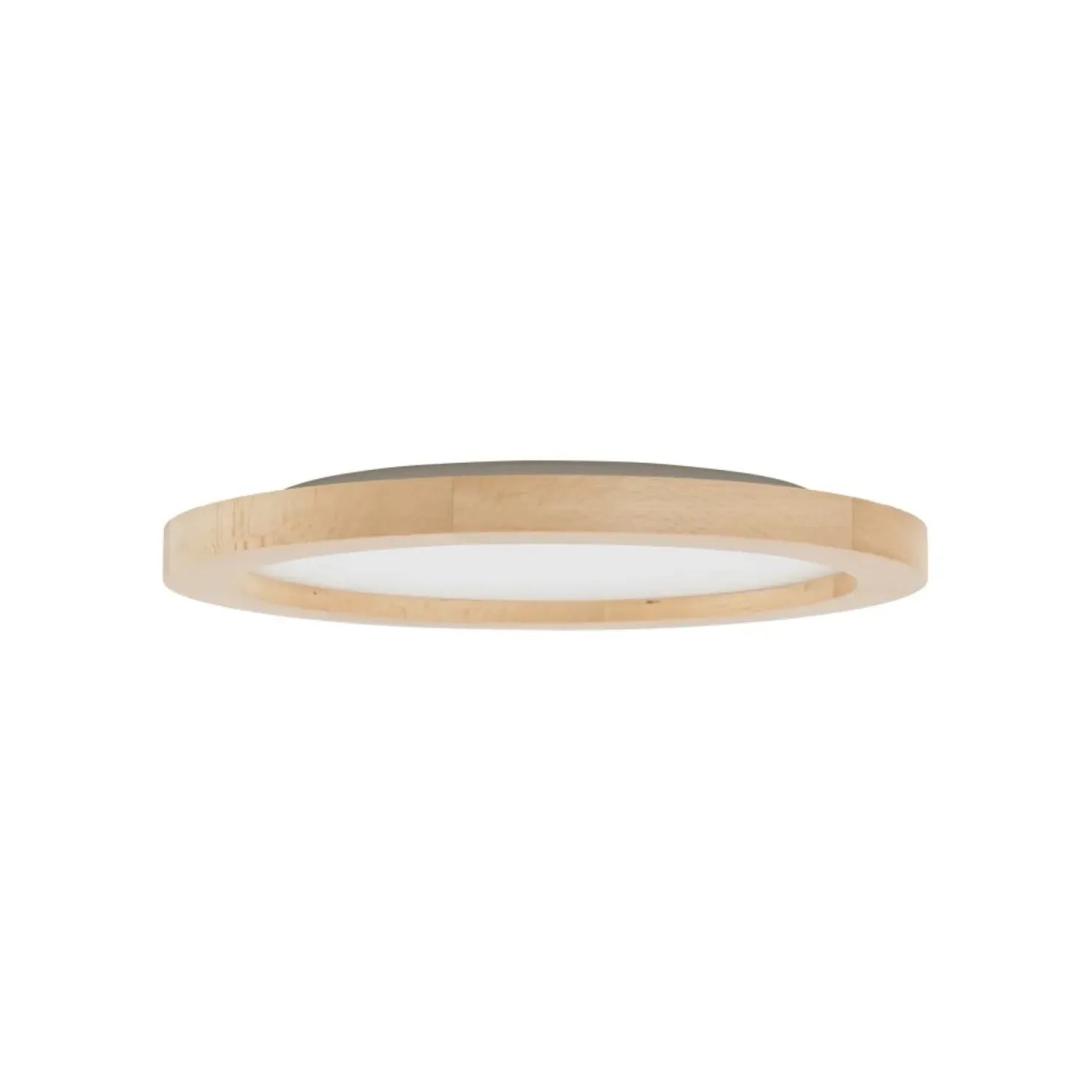 Okrągła, ledowa lampa sufitowa z drewna TK 18004 AQUA WOOD BUK | Kaja*Sklep Kaja Store