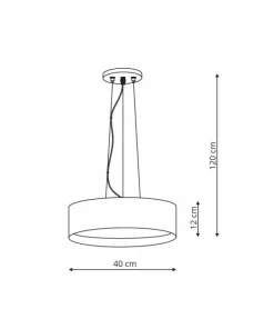 Best Sklep Kaja Okrągła, ledowa lampa wisząca LP-043/1P BK HUDSON | Kaja Oświetlenie