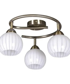 Okrągła, patynowa lampa sufitowa K-C9530/3 ATRIA | Kaja Oświetlenie*Sklep Kaja Discount