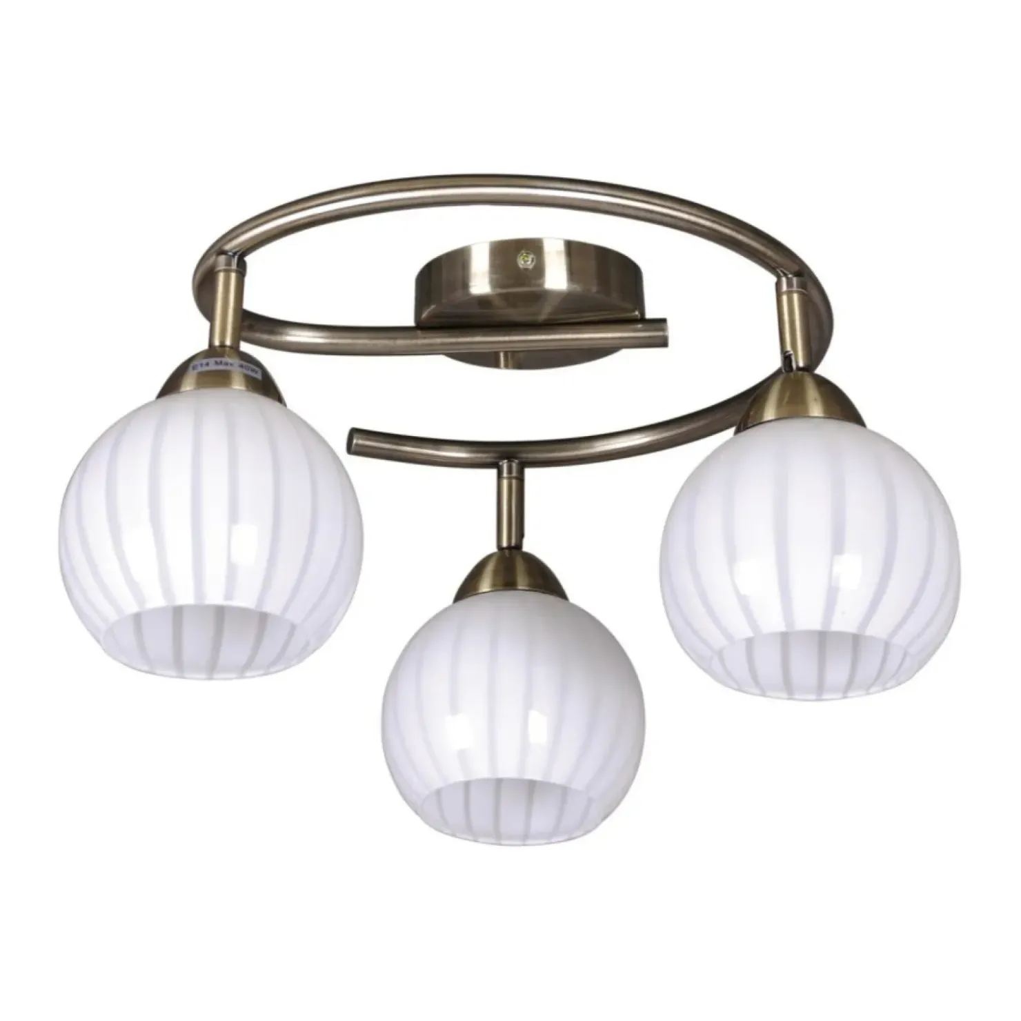 Okrągła, patynowa lampa sufitowa K-C9530/3 ATRIA | Kaja Oświetlenie*Sklep Kaja Discount
