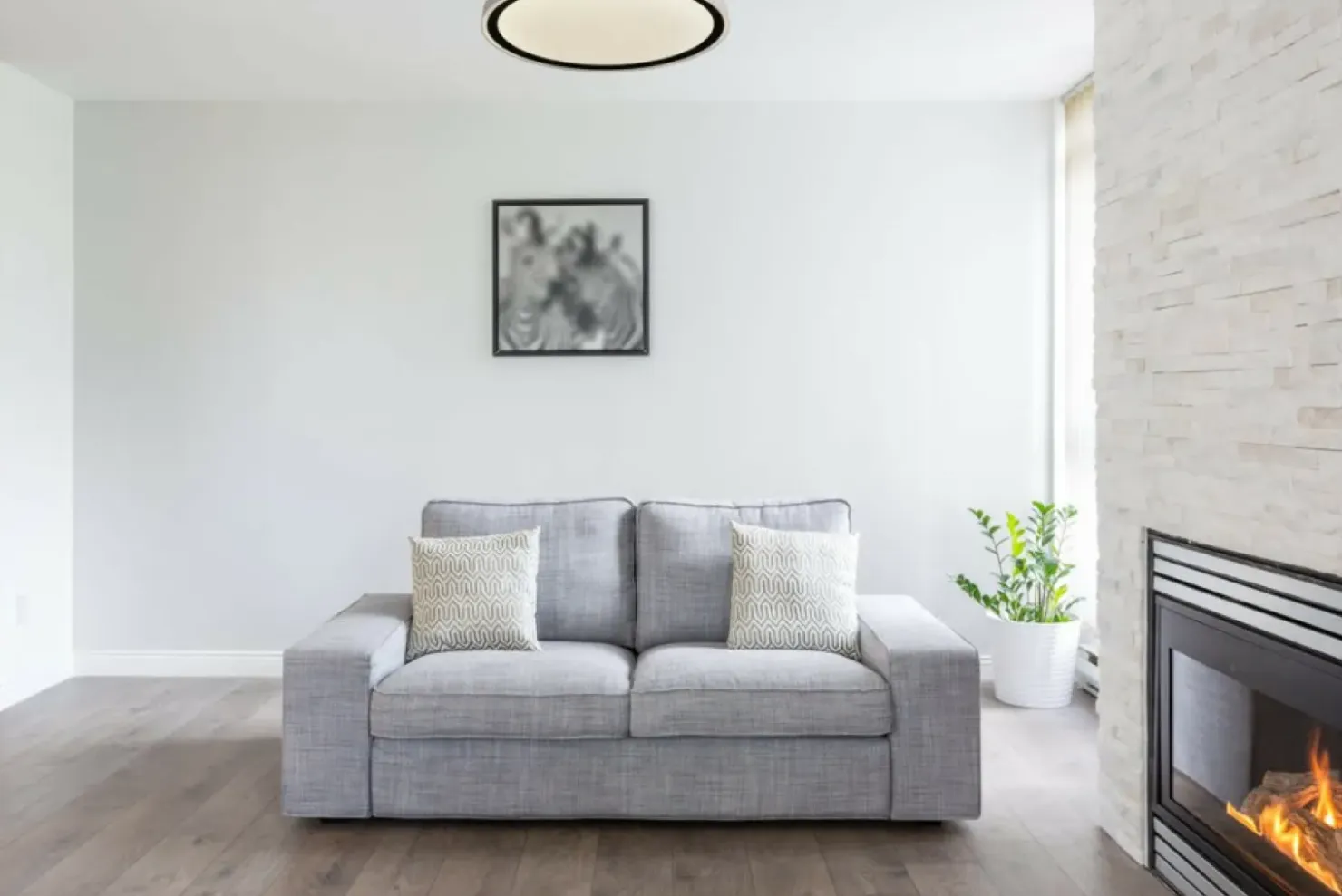 Okrągły plafon 37cm ze światłem LED 4000K LP-550/1C M 4BK – VEGAS*Sklep Kaja Hot