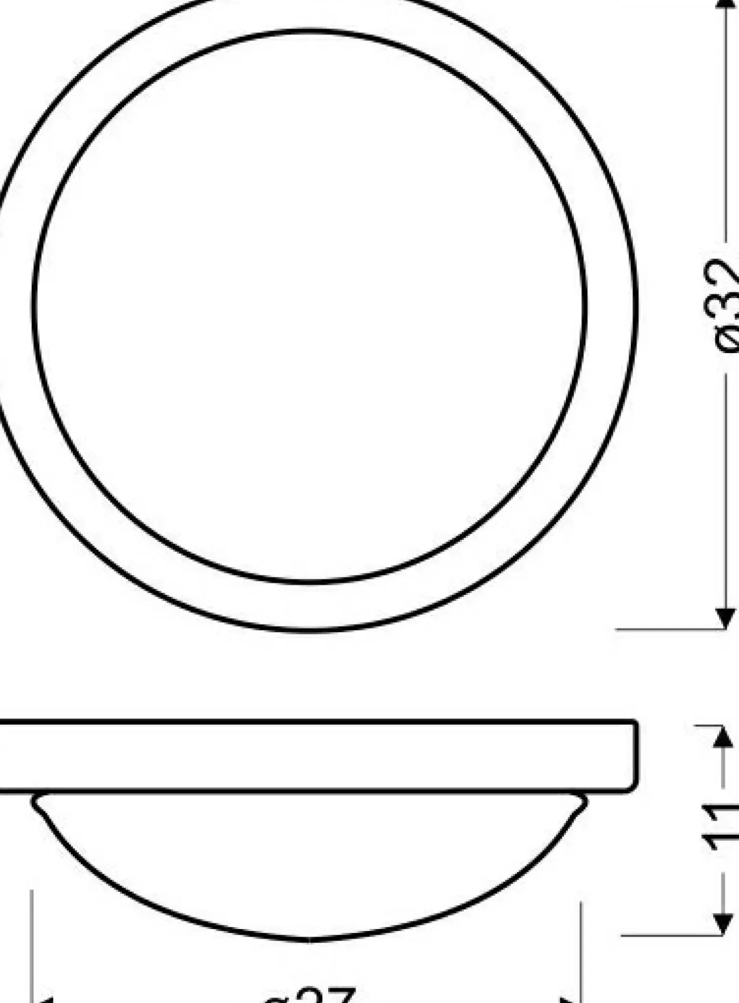 Okrągły plafon do łazienki 32cm 13-96923 RODA | Kaja Oświetlenie*Sklep Kaja Best Sale