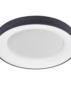 Okrągły plafon LED 60cm 4000K do salonu 5304-850RC-BK-4 z serii GIULIA*Sklep Kaja New