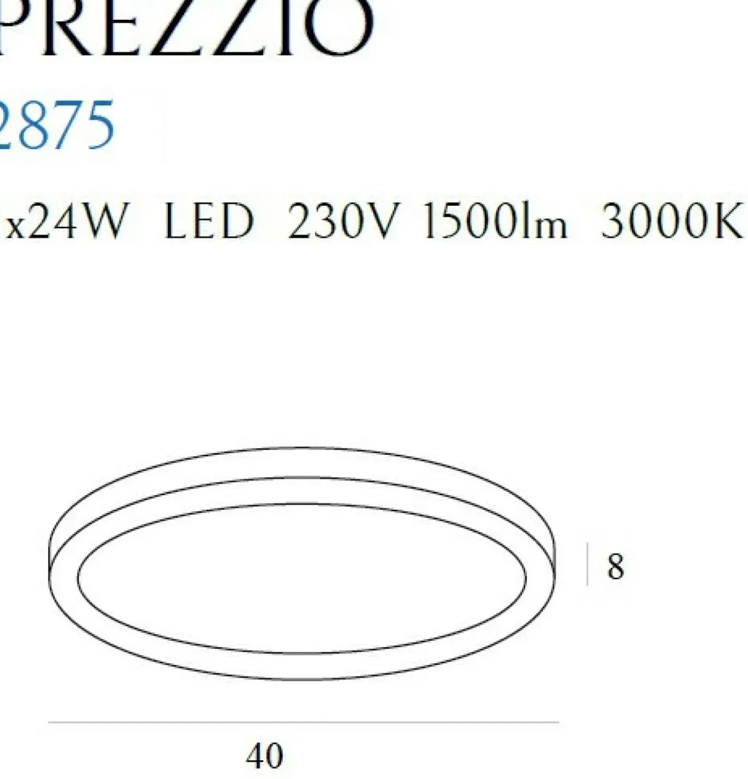 Okrągły plafon LED z kryształkami MX 2875 PREZZIO | Kaja Oświetlenie*Sklep Kaja Shop