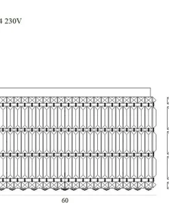 Okrągły plafon o średnicy 60cm MX C0128 PUCCINI | Kaja Oświetlenie*Sklep Kaja Discount