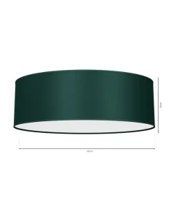 Okrągły plafon sufitowy do niebanalnego pokoju MLP7877 z serii VERDE | Kaja Oświ*Sklep Kaja Clearance