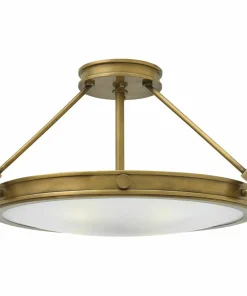 Okrągły plafon w stylu vintage, retro HK-COLLIER-SF-M z serii COLLIER*Sklep Kaja Cheap
