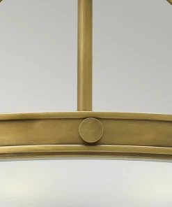 Okrągły plafon w stylu vintage, retro HK-COLLIER-SF-M z serii COLLIER*Sklep Kaja Cheap