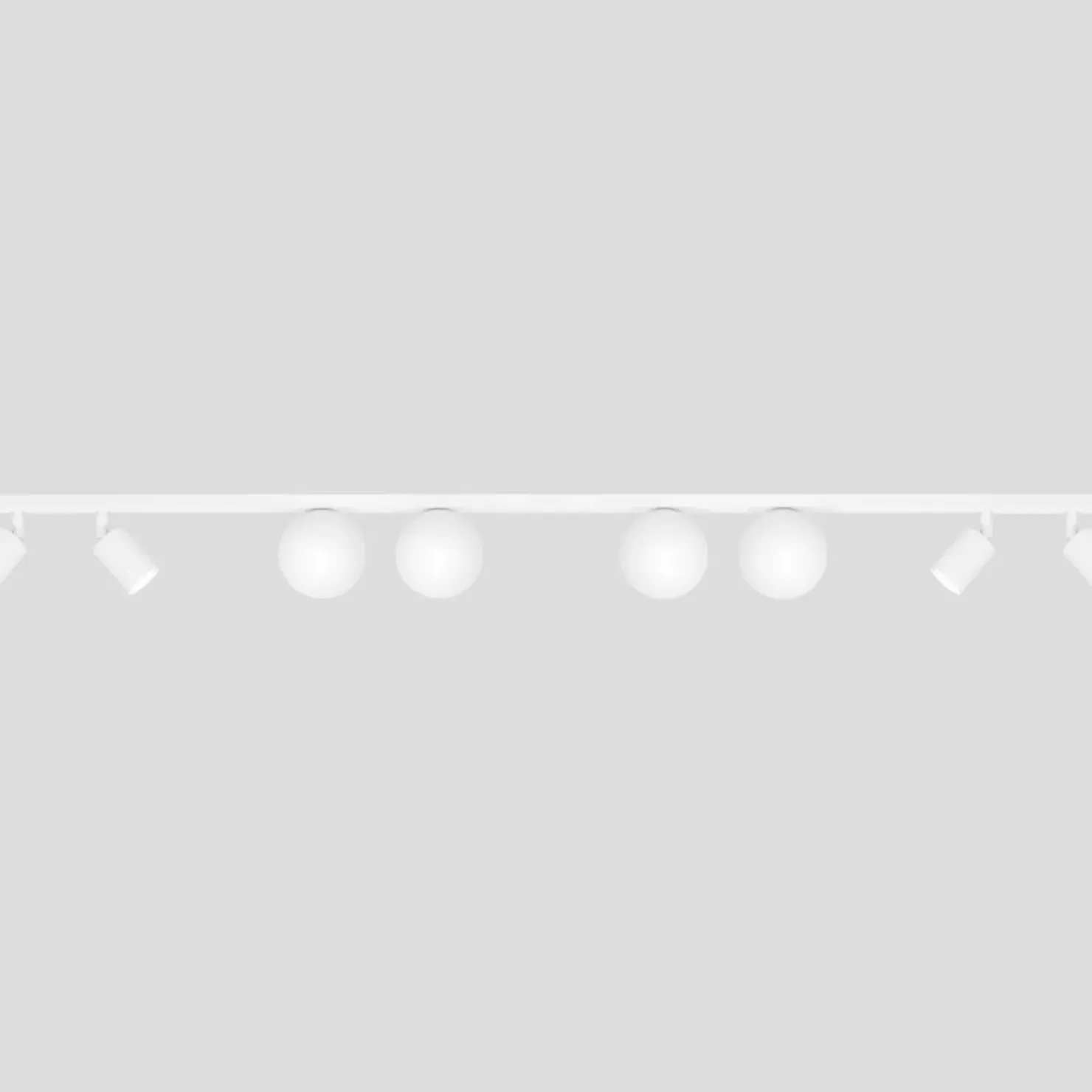 Ośmiopunktowa lampa sufitowa, listwa K-5498 z serii ANDI*Sklep Kaja Store