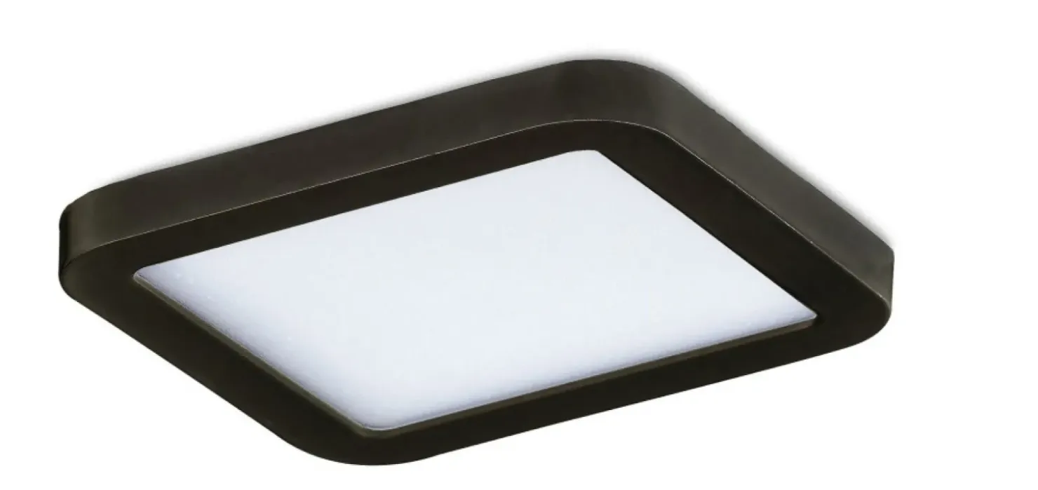 Oprawa podtynkowa łazienkowa AZ2833 - Slim 9 Square 3000K IP44 (black)*Sklep Kaja Hot