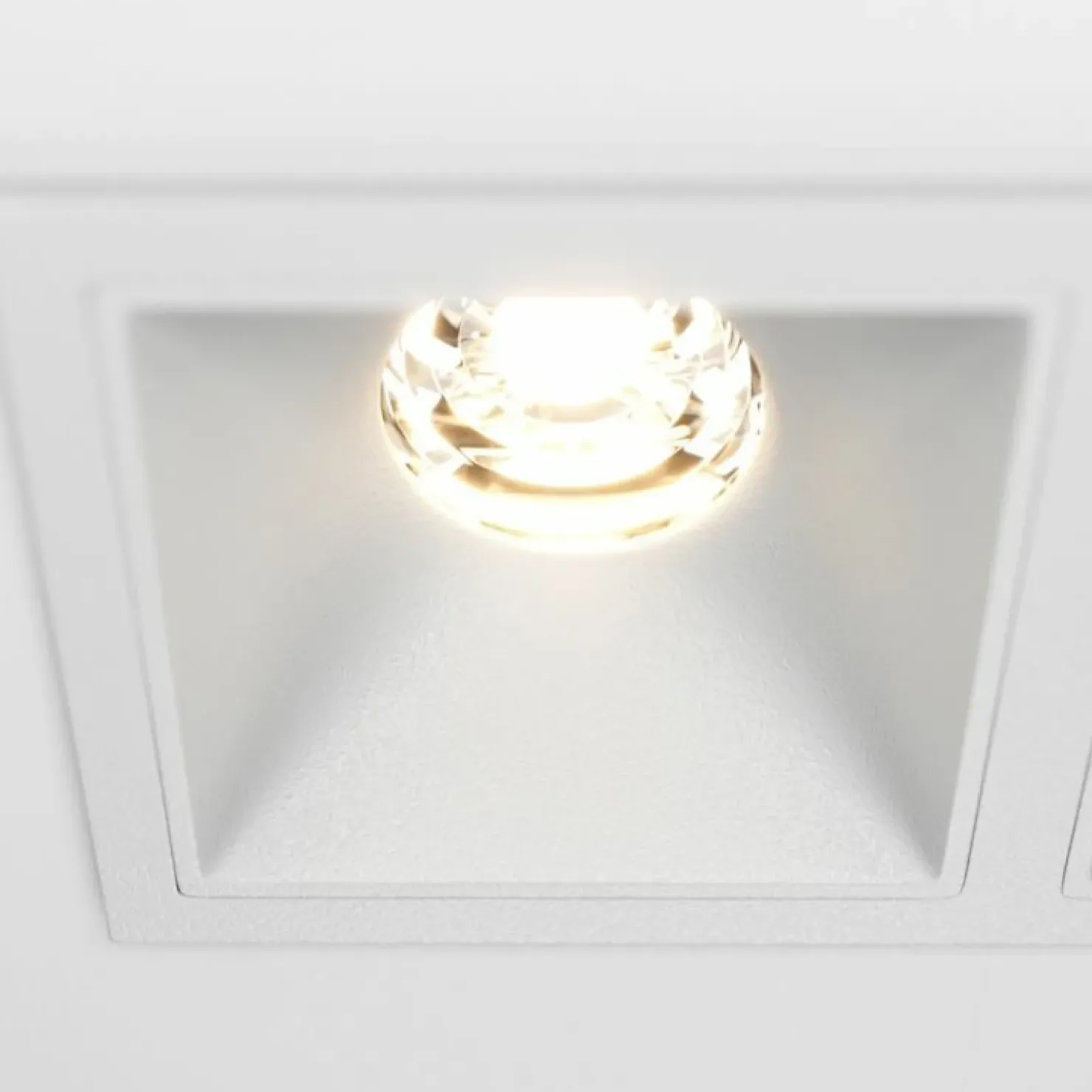Oprawa wpustowa LED 3000K 12,6cm DL043-02-10W3K-D-SQ-W - ALFA LED*Sklep Kaja Online