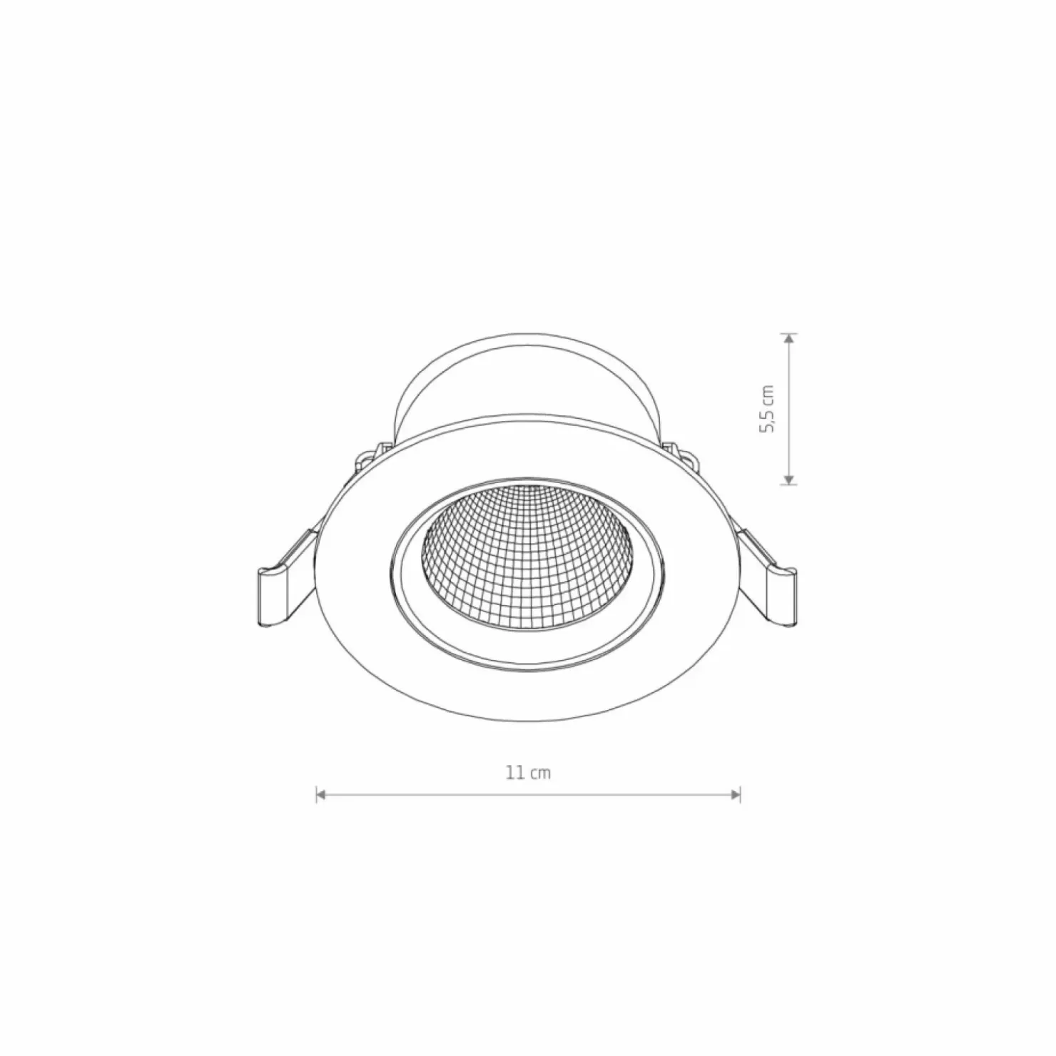 Oprawa wpustowa oczko LED 10W 3000K ⌀11cm 10551 EGINA LED | Kaja*Sklep Kaja Flash Sale