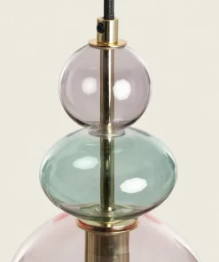 Cheap Sklep Kaja Ozdobna, kolorowa, szklana lampa wisząca ABR-KOLO2-F KOLORENO | Kaja fioletowy