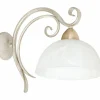 Ozdobna, kremowa lampa ścienna z kloszem LX 5969 AURORA | Kaja*Sklep Kaja Clearance