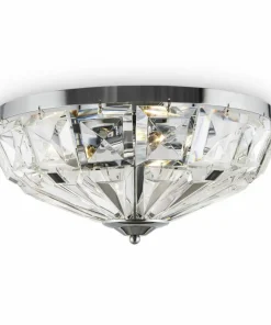 Ozdobna, kryształowa lampa sufitowa ⌀39,6cm MOD094CL-04CH FACET*Sklep Kaja Fashion