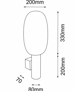 Ozdobna lampa ścienna do sypialni i salonu ANT 4008 TANPO | Kaja*Sklep Kaja Sale
