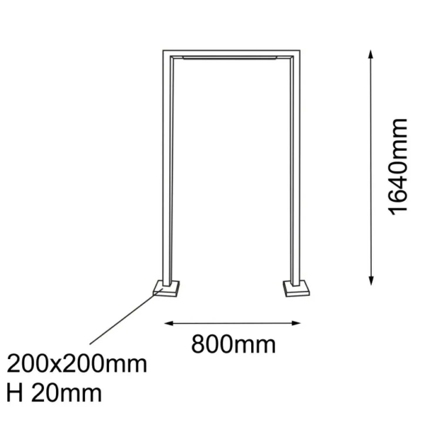 Ozdobna lampa do ogrodu - wysoka ramka 164cm ANT 9932 TAKETA | Kaja*Sklep Kaja Cheap