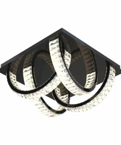 Ozdobna lampa sufitowa LED z kryształkami MX3274-4-3BCT TULA | Kaja*Sklep Kaja Cheap