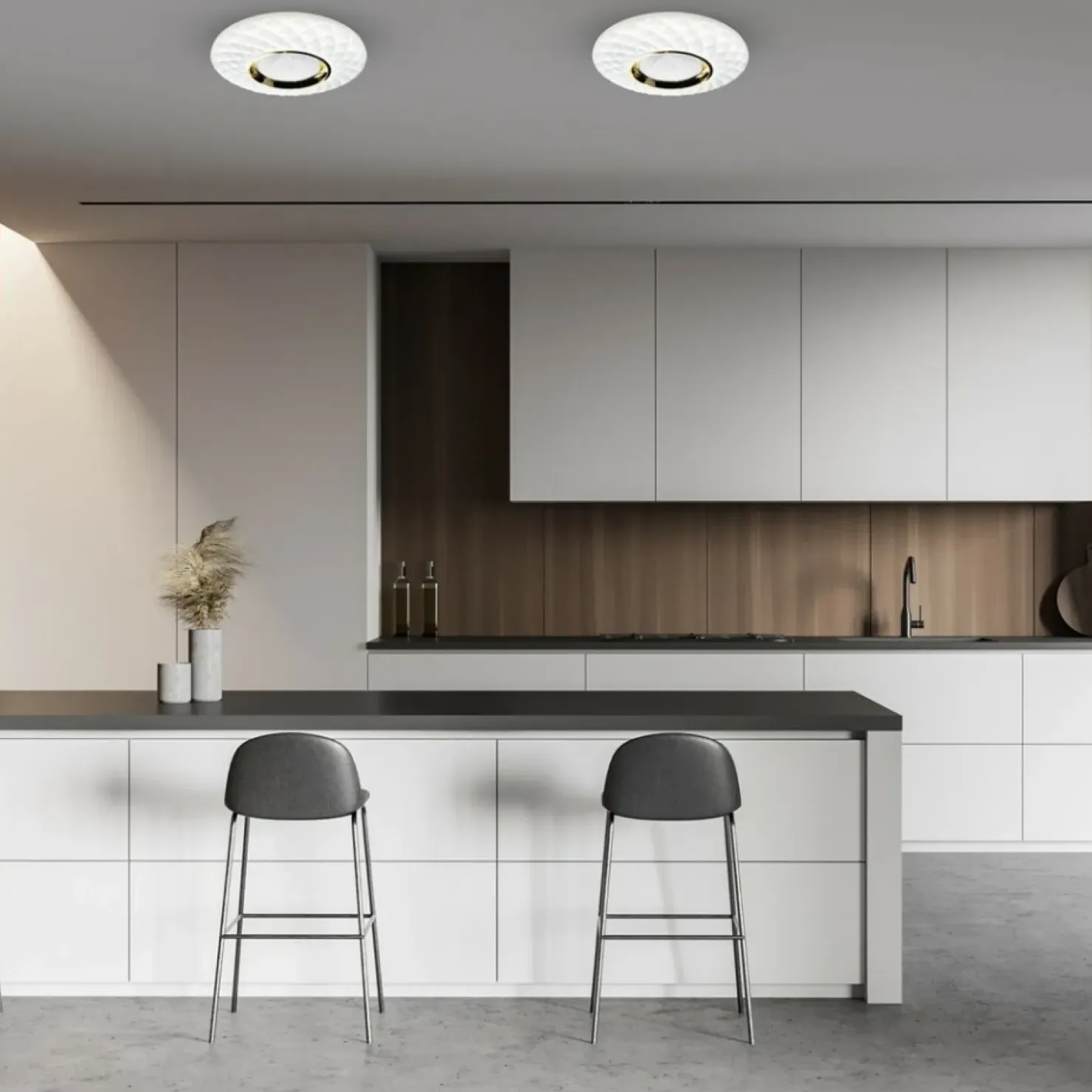 Ozdobna lampa sufitowa, plafon z pilotem ML7908 z serii TOKYO | Kaja Oświetlenie*Sklep Kaja Discount