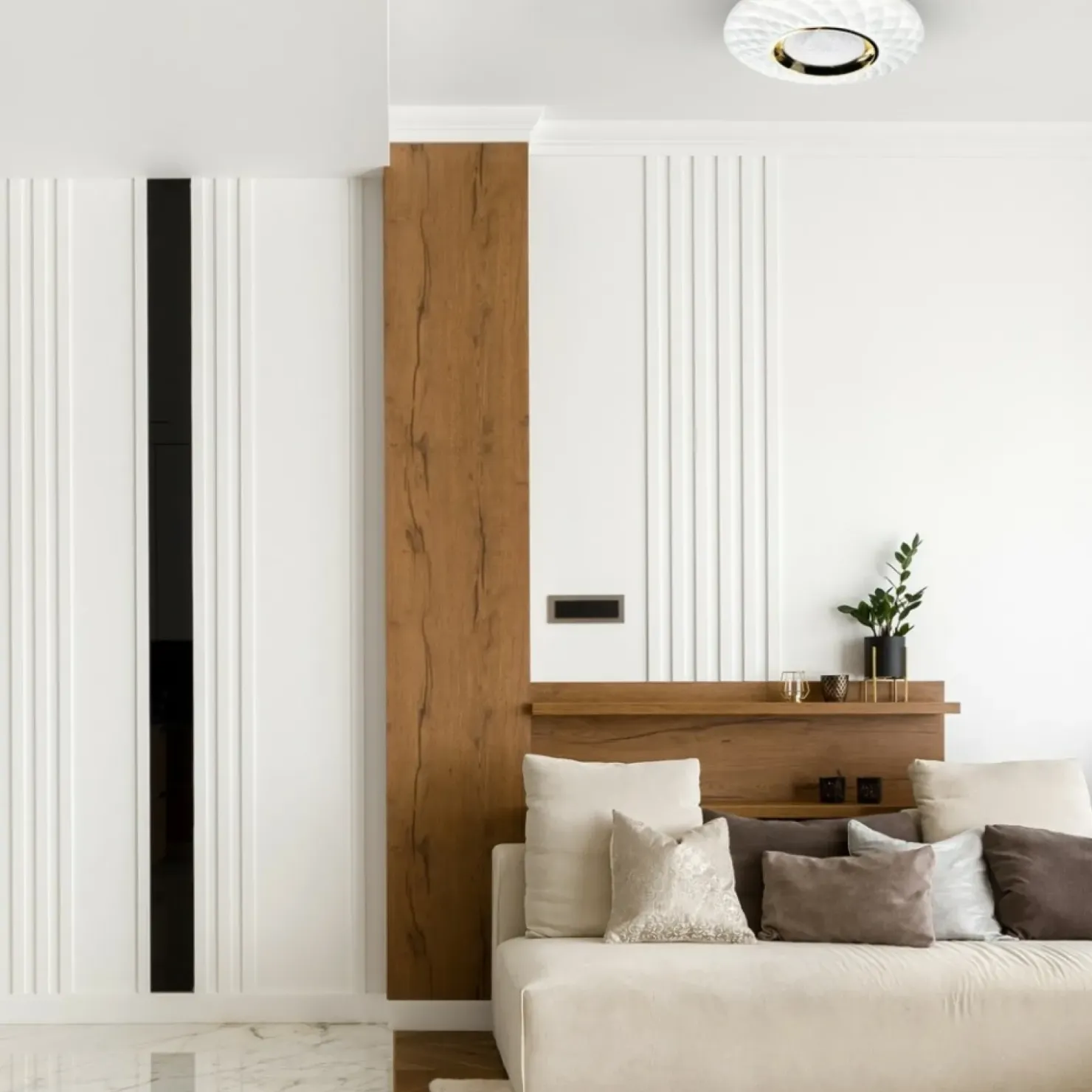 Ozdobna lampa sufitowa, plafon z pilotem ML7908 z serii TOKYO | Kaja Oświetlenie*Sklep Kaja Discount