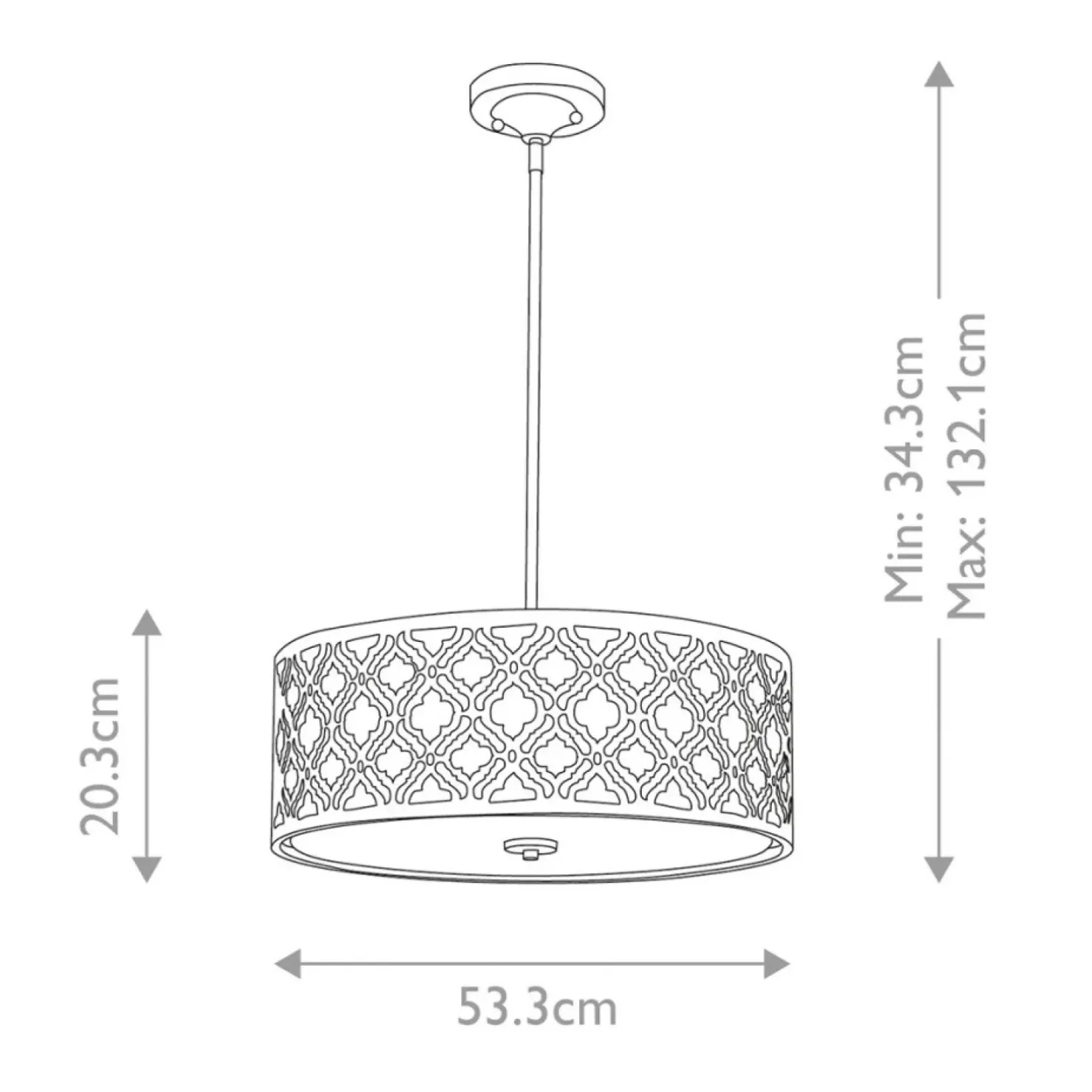 Sale Sklep Kaja Ozdobna lampa wisząca do jadalni GN-ARABELLA-P-L z serii ARABELLA postarzanezłoto