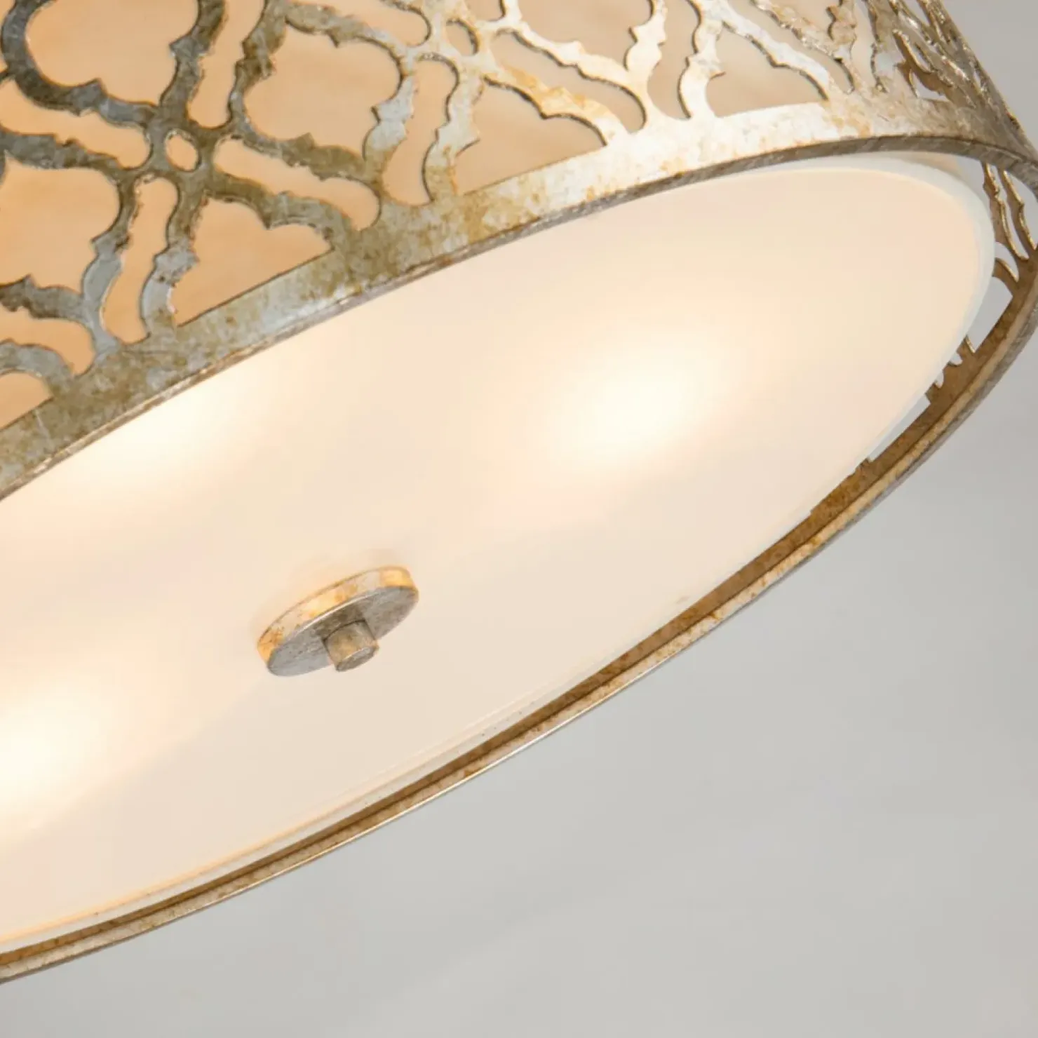 Sale Sklep Kaja Ozdobna lampa wisząca do jadalni GN-ARABELLA-P-L z serii ARABELLA postarzanezłoto