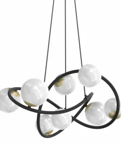 Cheap Sklep Kaja Ozdobna lampa wisząca w stylu molekuł MD4922-8-EBGN NISYRO | Kaja