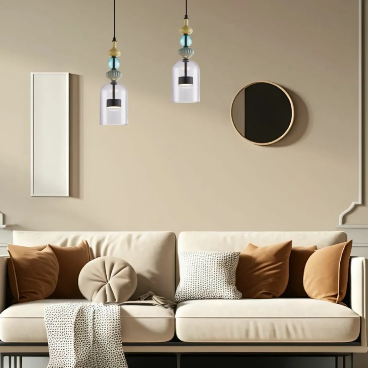 Outlet Sklep Kaja Ozdobna lampa wisząca ze światłem LED ML0360 ARTE | Kaja Oświetlenie