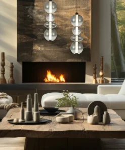 New Sklep Kaja Ozdobna lampa z kloszami o różnych kształtach ML0347 DAPHNE | Kaja