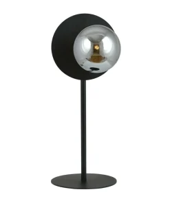 Ozdobna, niesymetryczna lampka stołowa - czarna 1186/LN z serii OSLO*Sklep Kaja Cheap