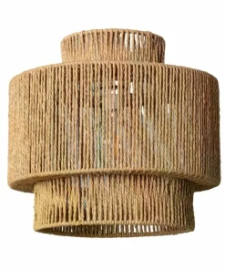 Clearance Sklep Kaja Ozdobna, pleciona lampa w stylu eco ABR-LW14-BH-E27 BOHO | Kaja brązowy