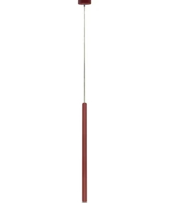 Outlet Sklep Kaja Ozdobna, punktowa lampa wisząca tuba LP-894/1P RED LUNGO | Kaja